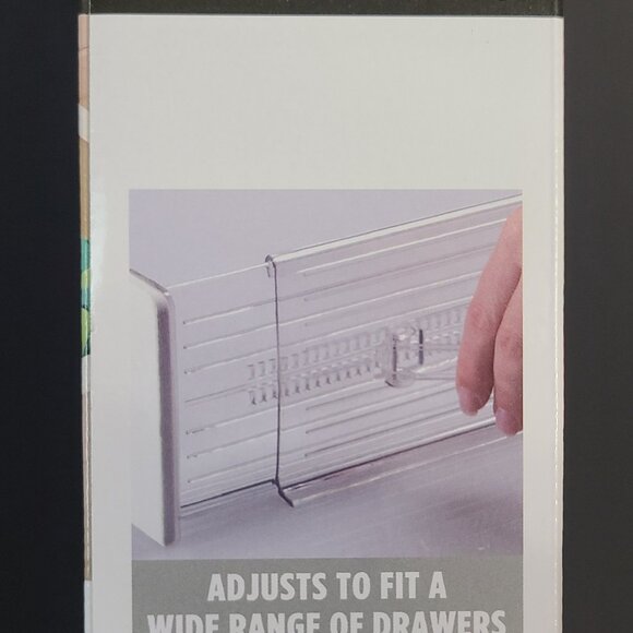Drawer Dividers IDesign Set of 2 Clear NEW - Picture 9 of 15